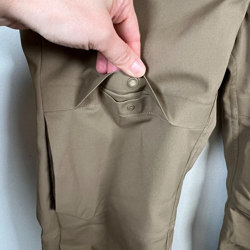 Lululemon Mile View Pant Mens Size 28 Frontier Brown Travel Work Water Repellent